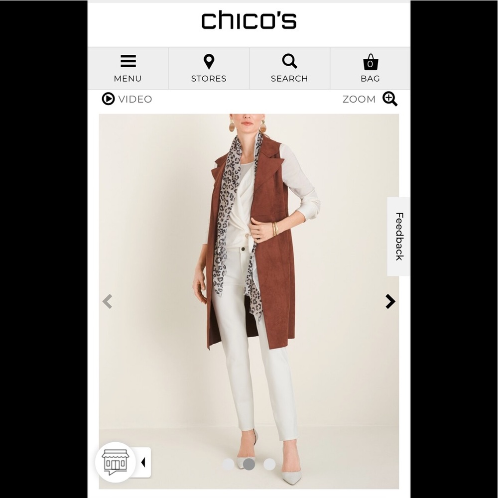 Chico’s long vest